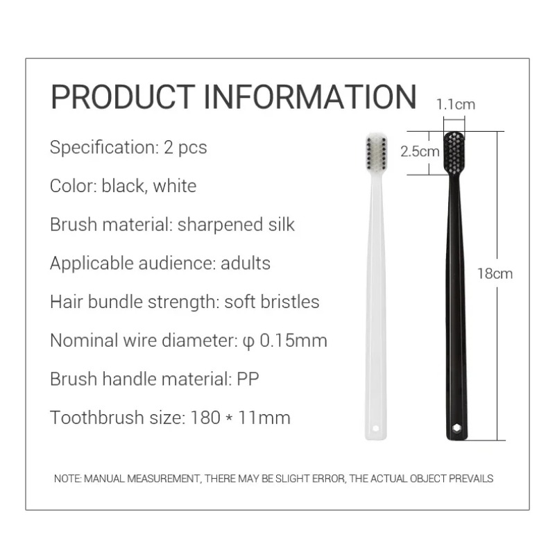 2-10PC Eco-Friendly Bamboo Cha - Bamboo Toothbrush 评论和价格