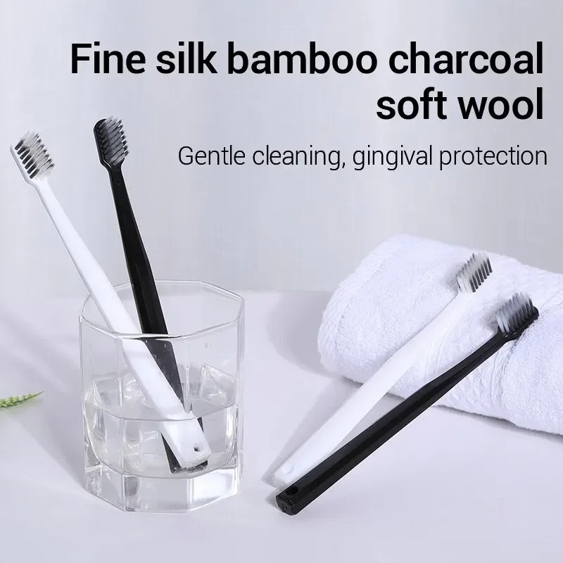 2-10PC Eco-Friendly Bamboo Cha - Bamboo Toothbrush 评论和价格