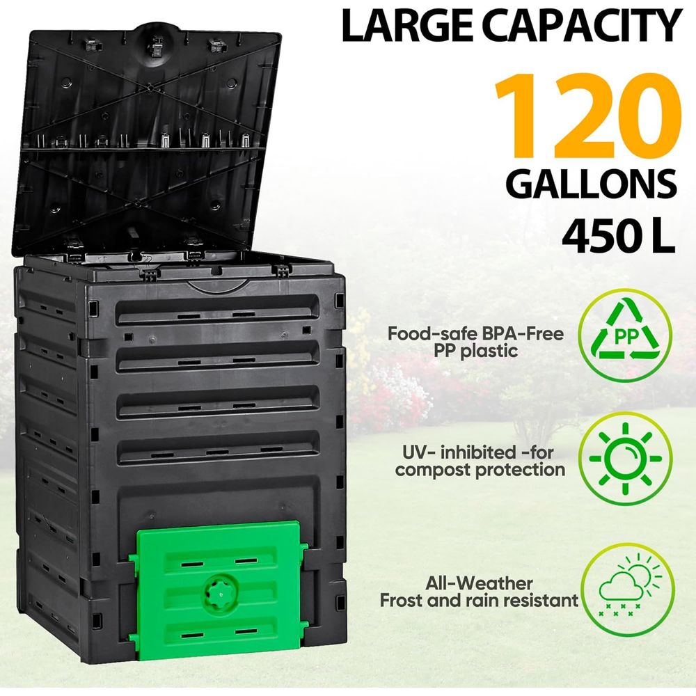 120 Gallon Garden Compost Bin  - Compost Bin 评论和价格