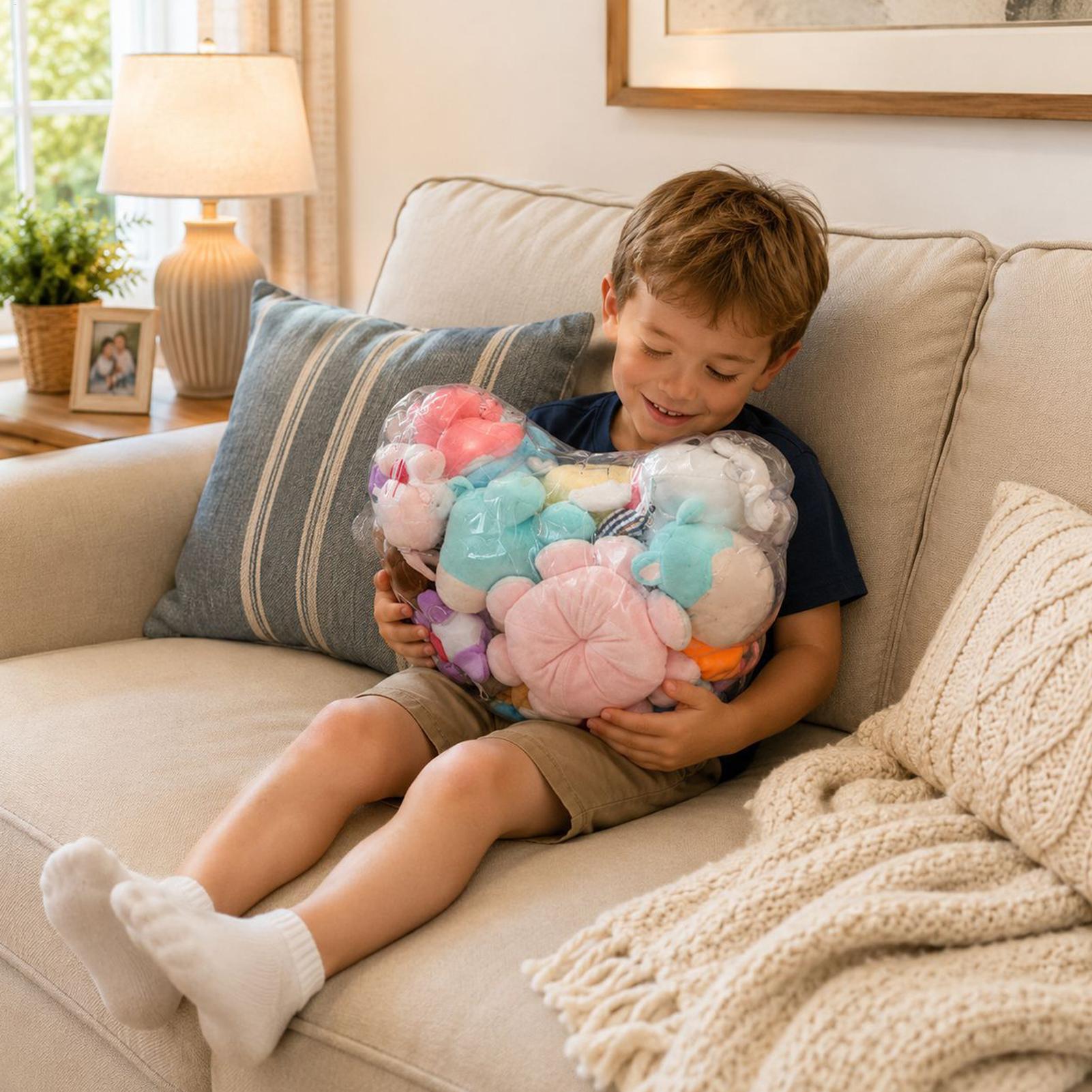 Stuffed Animal Organizer Clear - Reusable Bag 评论和价格