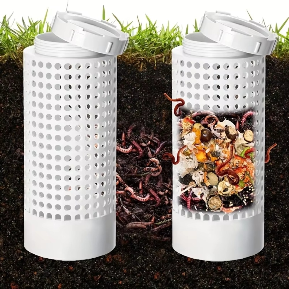 1pc Space-Saving PVC Earthworm - Compost Bin 评论和价格