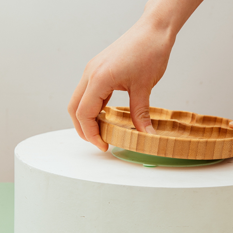 4pcs Children's Tableware Suct - Bamboo Cutlery 评论和价格