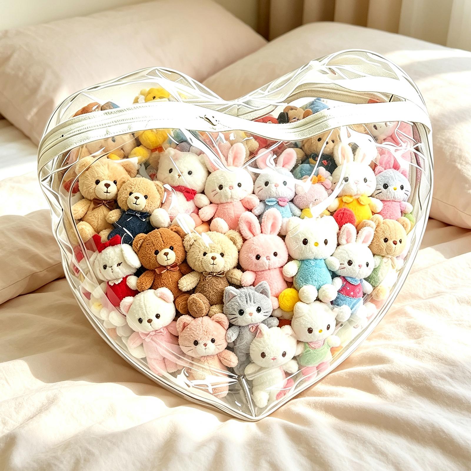Stuffed Animal Storage Clear D - Reusable Bag 评论和价格