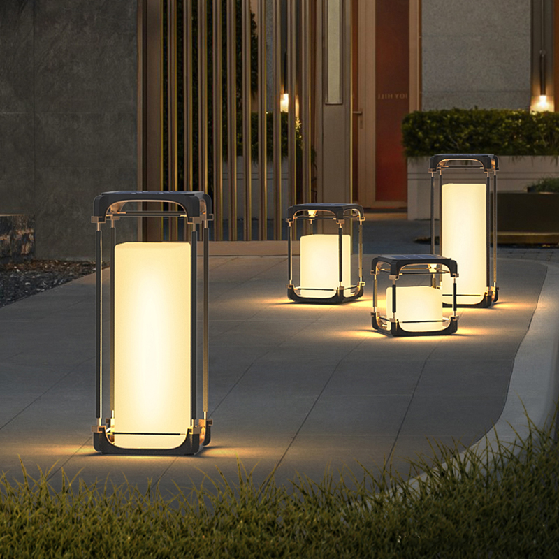 Luminous Floor Lamp Courtyard  - Solar Garden Light 评论和价格