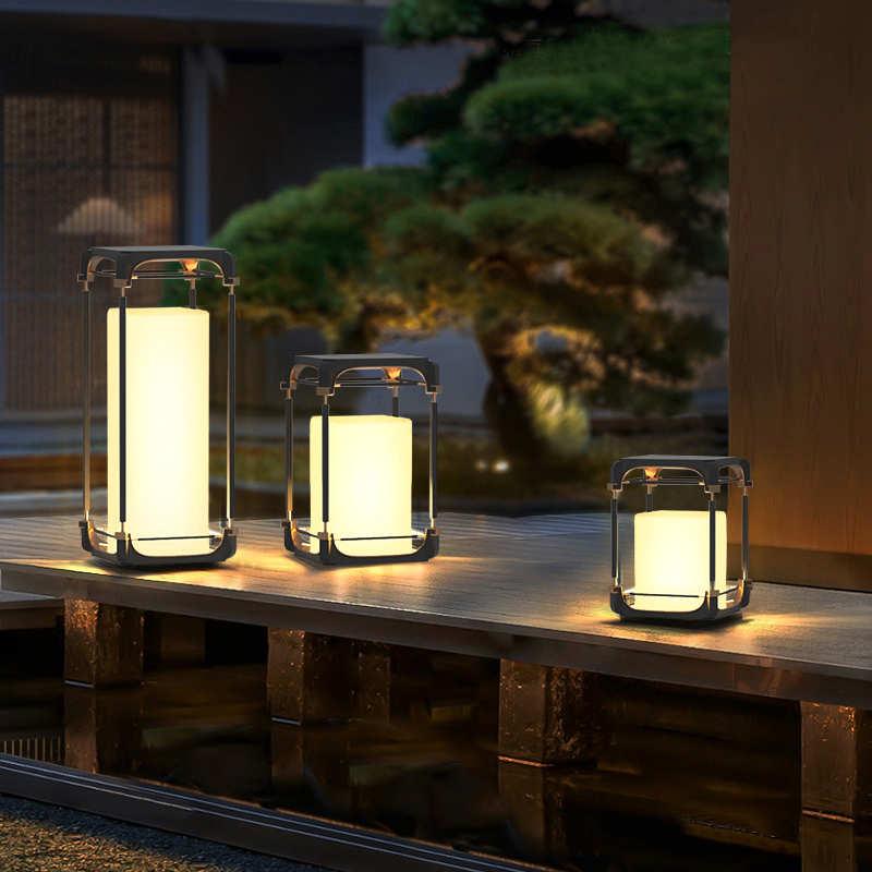 Luminous Floor Lamp Courtyard  - Solar Garden Light 评论和价格