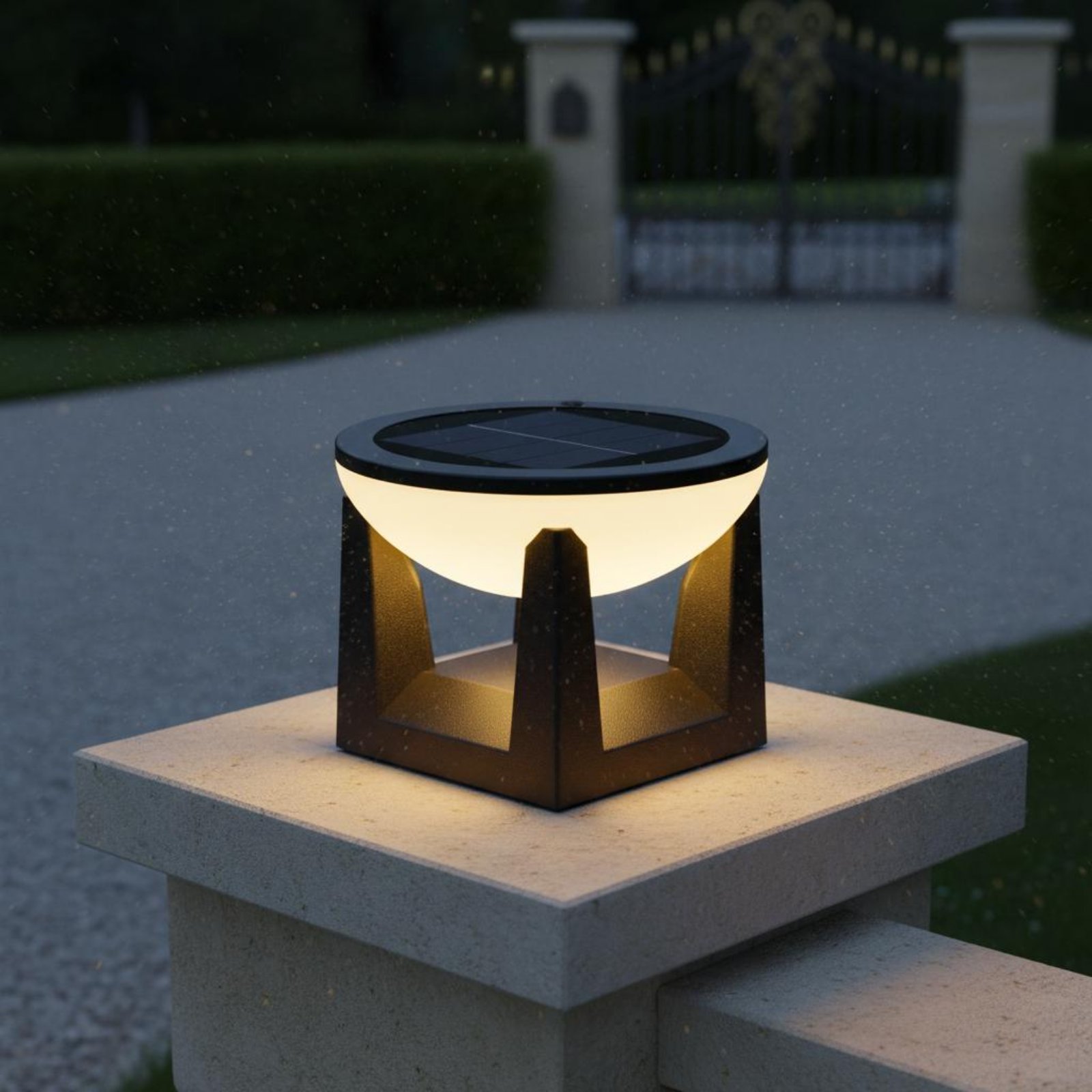 Solar Post Light Easy to Insta - Solar Garden Light 评论和价格