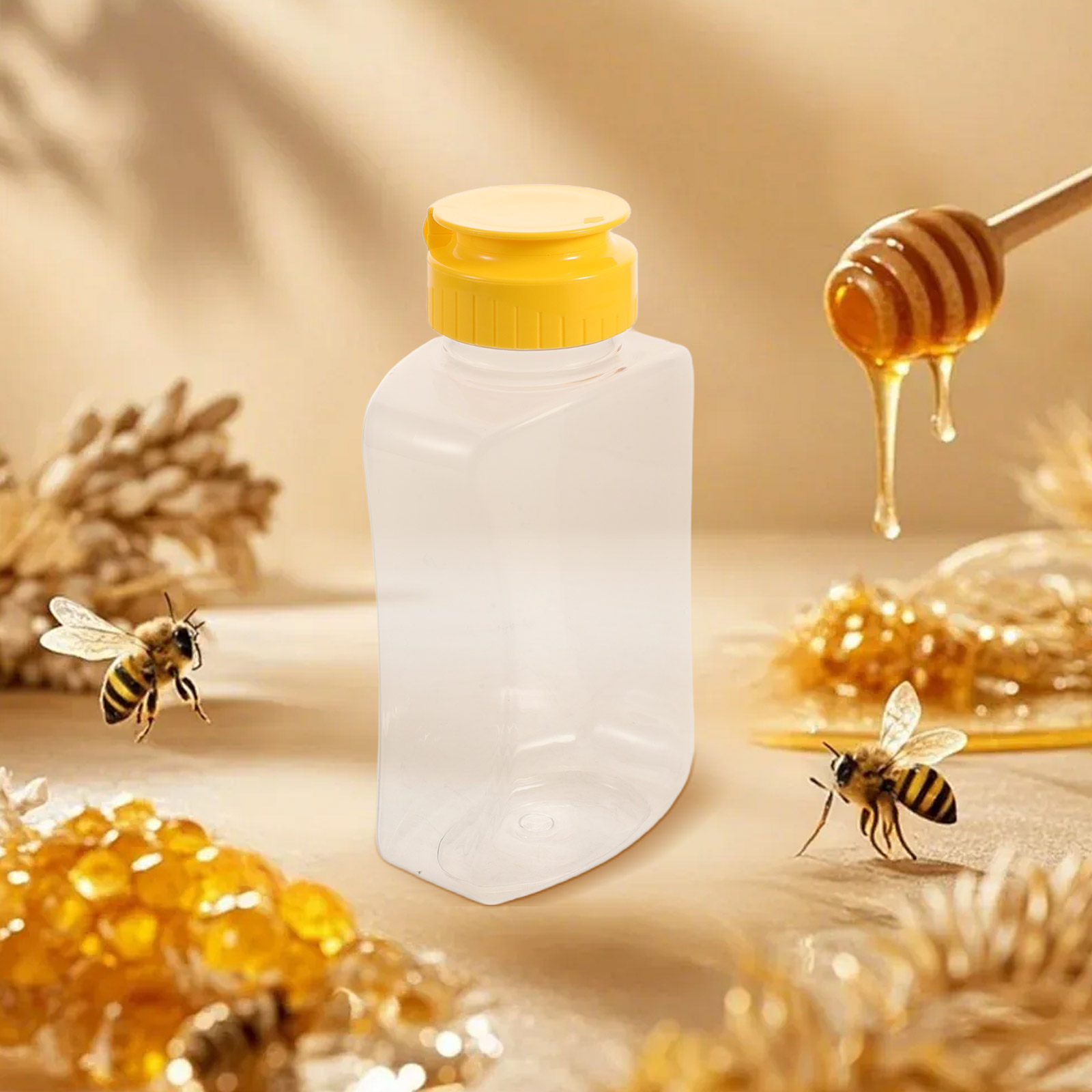 4Pcs Honey Squeeze Bottles Pla - Reusable Bottle 评论和价格