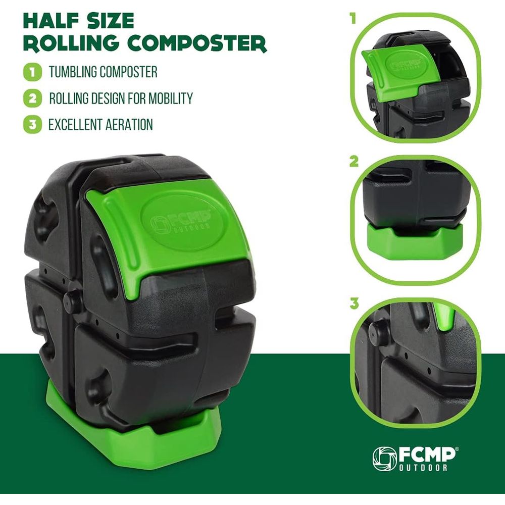 Single Chamber Outdoor Rotatin - Compost Bin 评论和价格