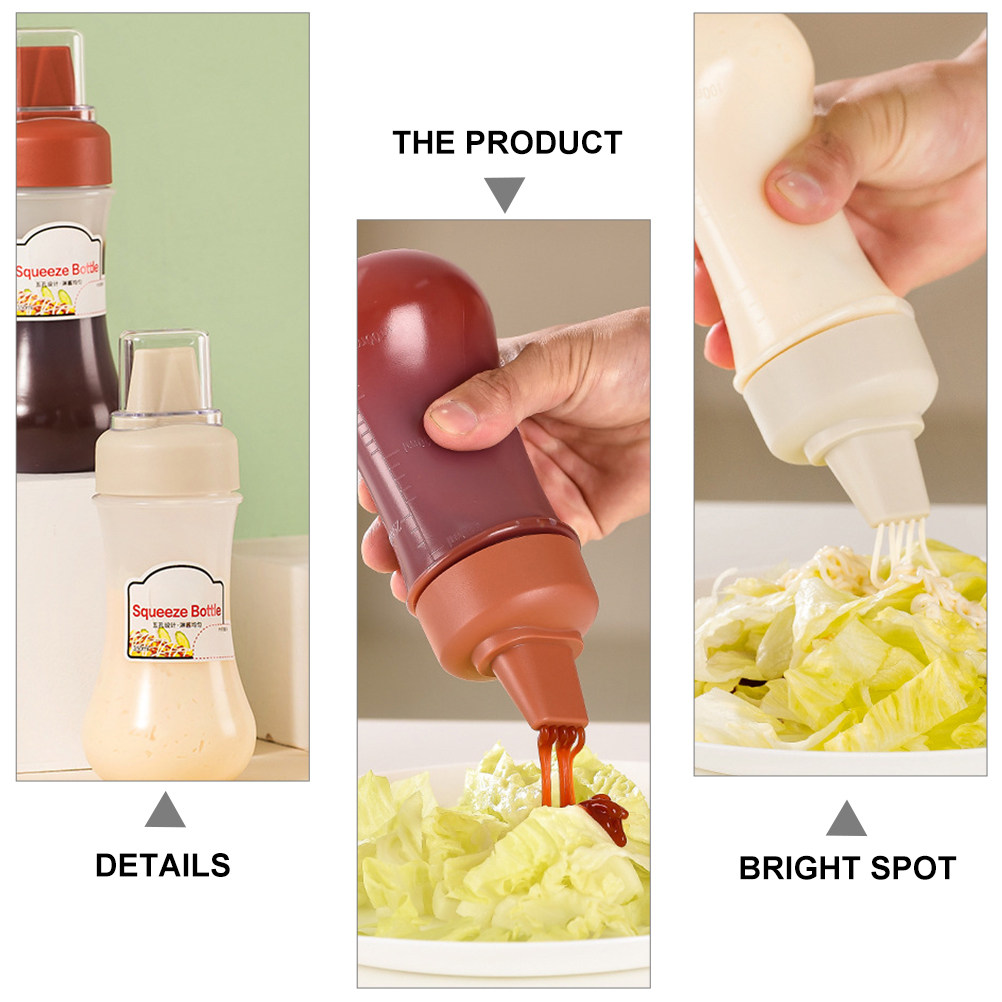3Pcs Squeeze Bottles Transpare - Reusable Bottle 评论和价格