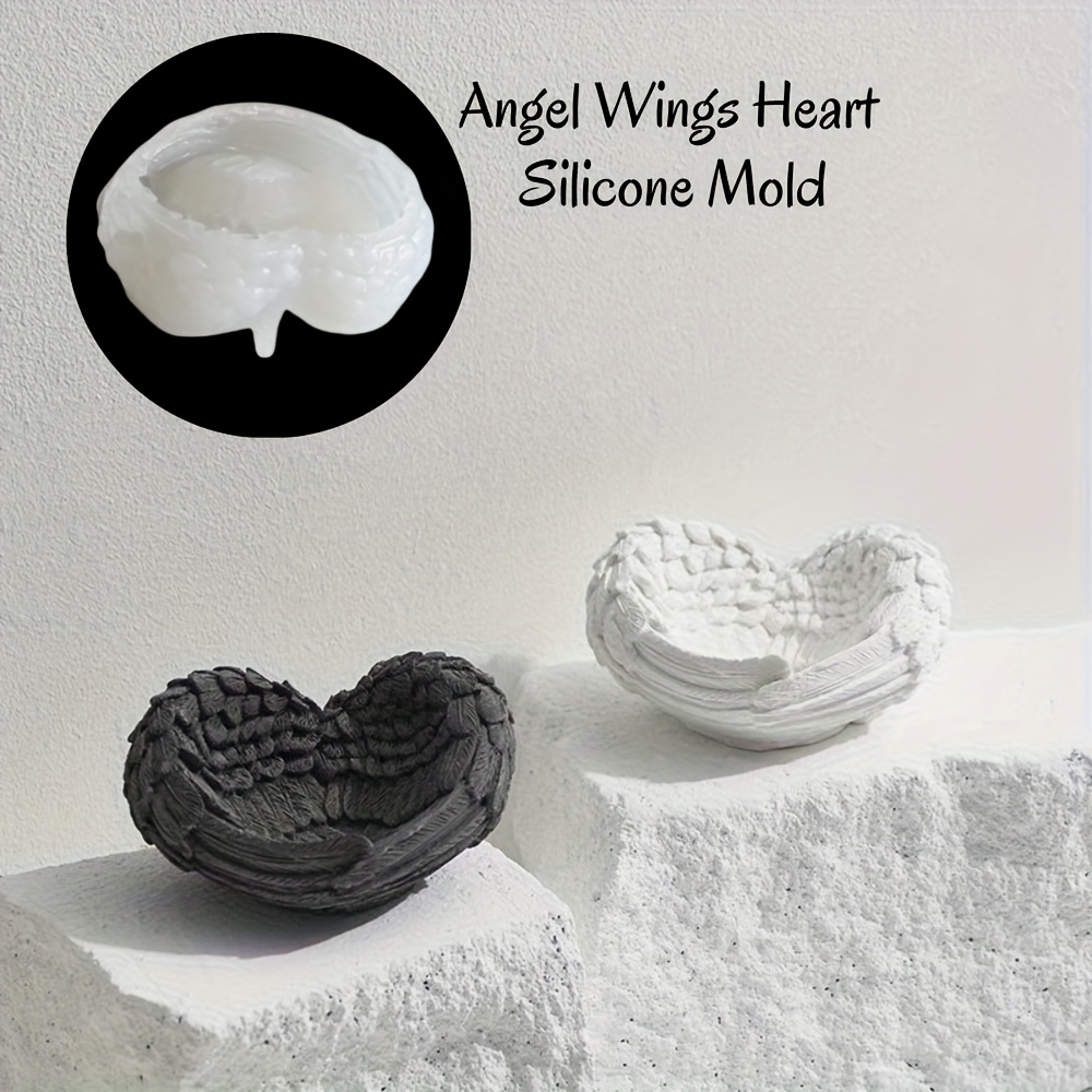 1pc Angel Wing Heart Silicone  - Beeswax Wrap 评论和价格
