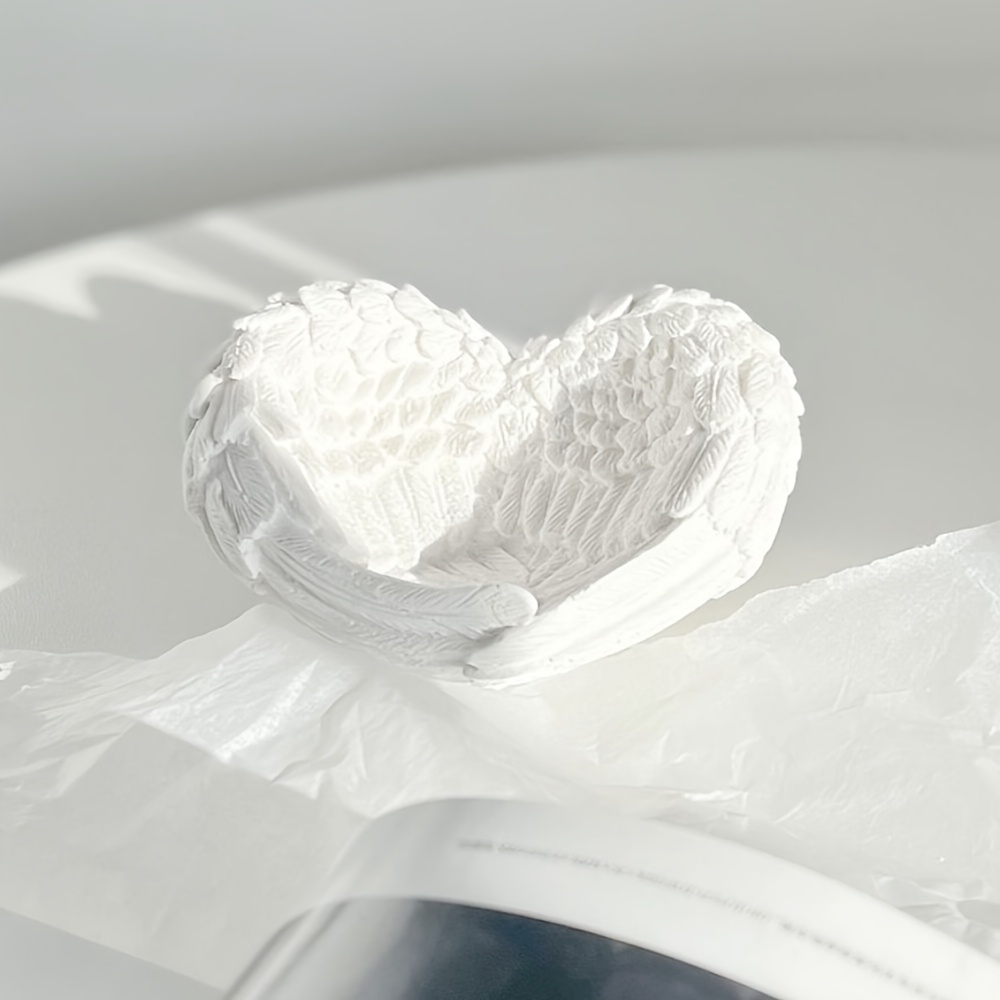 1pc Angel Wing Heart Silicone  - Beeswax Wrap 评论和价格