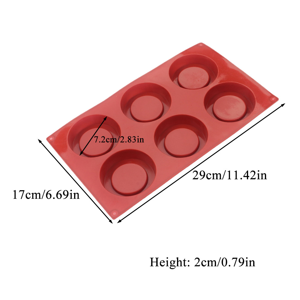 6 Grid Large Round Cylinder Si - Eco Soap 评论和价格