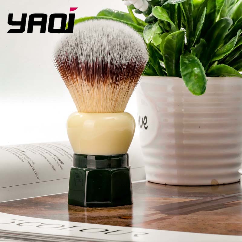 YAQI Shave Brush for Men White - Safety Razor Handle 评论和价格