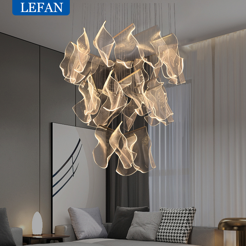 Light Guide LED Modern Chandel - Sustainable Living Guide 评论和价格