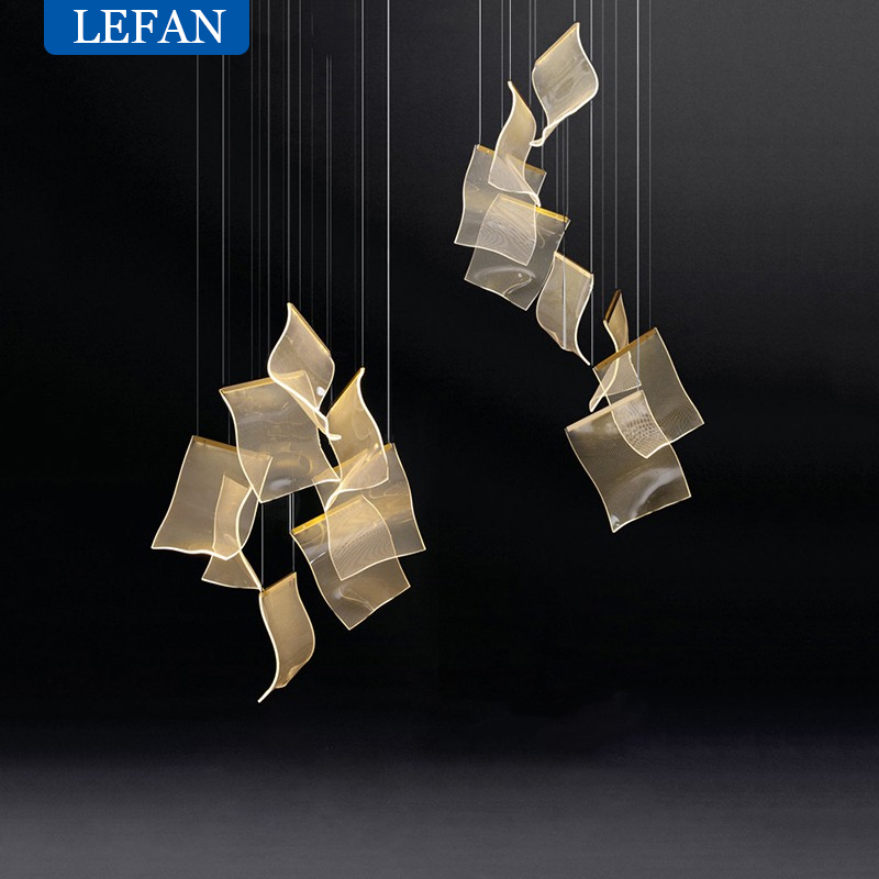 Light Guide LED Modern Chandel - Sustainable Living Guide 评论和价格