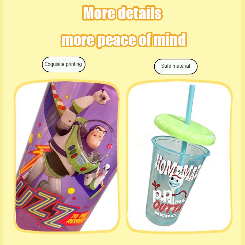 Toy Story 5 Plastic Straw Cups - Reusable Straw 评论和价格