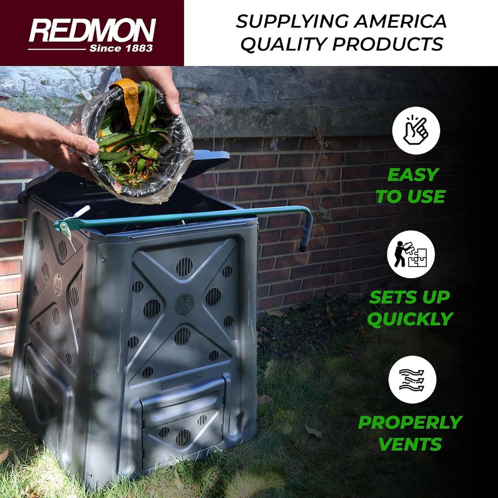 60 Gallon 4-Door Outdoor Compo - Compost Bin 评论和价格