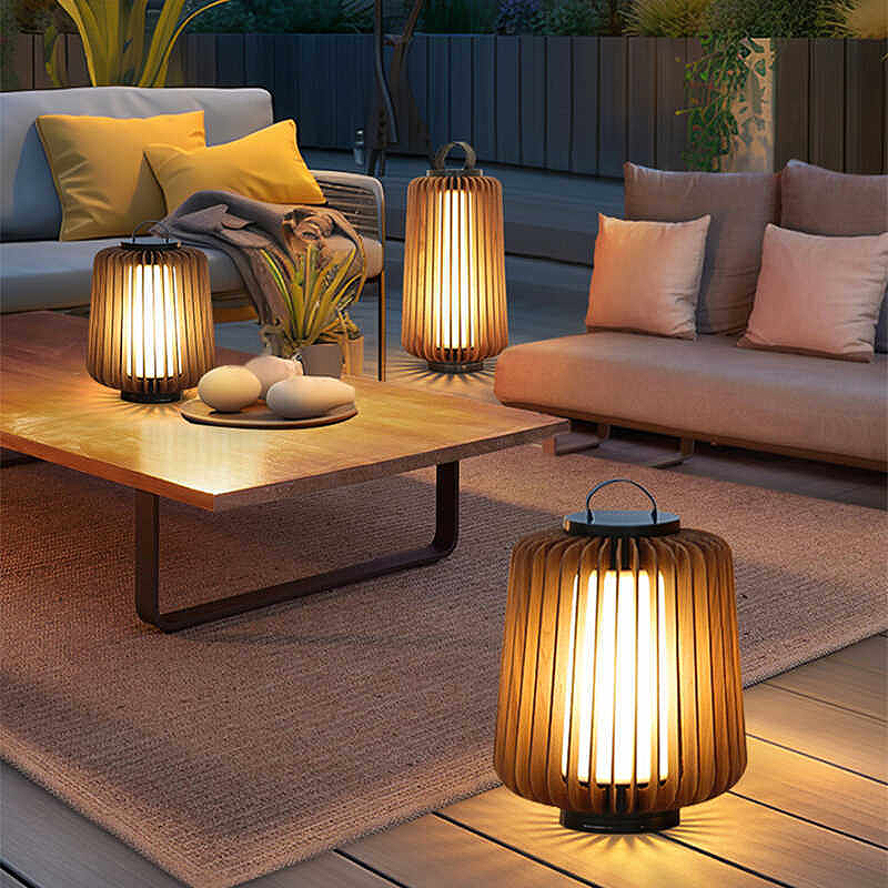 Luminous floor lamp courtyard  - Solar Garden Light 评论和价格